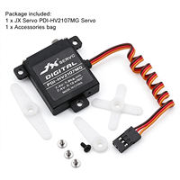 JX PDI-HV2107MG HV Servo Digital 21G 7.9kg.cm 0.12S Metal Gear Bantalan Bola Ganda RC Bagian Peningkatan Helikopter Glider Sayap Tetap RC