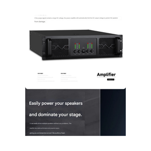 Amplificateur <span class=keywords><strong>audio</strong></span> numérique de classe D haute puissance professionnel pour enceintes de scène - Product Image 2