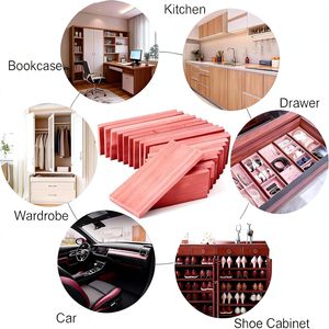 Cedar Blocks for Clothes Storage Aromatic Ceder Blocks Red Wood Planks Natural Cedar Accessories for Drawers and Closet Storage - Product Image 3