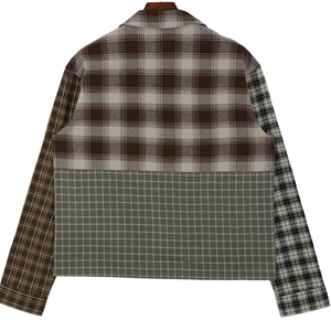 100% coton fil teint <span class=keywords><strong>Tartan</strong></span> tissu à carreaux pour chemises écologique respirant trame tricoté rayures Style chemises - Product Image 2
