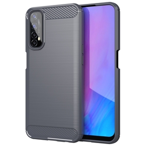 เคสฝาหลัง TPU นิ่มกันกระแทก,เคสคาร์บอนไฟเบอร์สำหรับ OPPO <span class=keywords><strong>Realme</strong></span> 7 <span class=keywords><strong>Narzo</strong></span> <span class=keywords><strong>20</strong></span> <span class=keywords><strong>Pro</strong></span> - Product Image 3