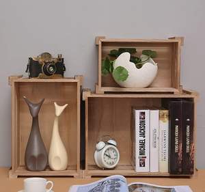 Cajas de Madera Rústicas con Decoración Vintage - Caja Artesanal para Almacenamiento y Decoración Estilo Granja - Product Image 1