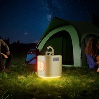 Linterna de Camping RGB Recargable Popular, Luz Colorida Magnética, Mini Lámpara Colgante para Tienda de Campaña con Repelente de Mosquitos