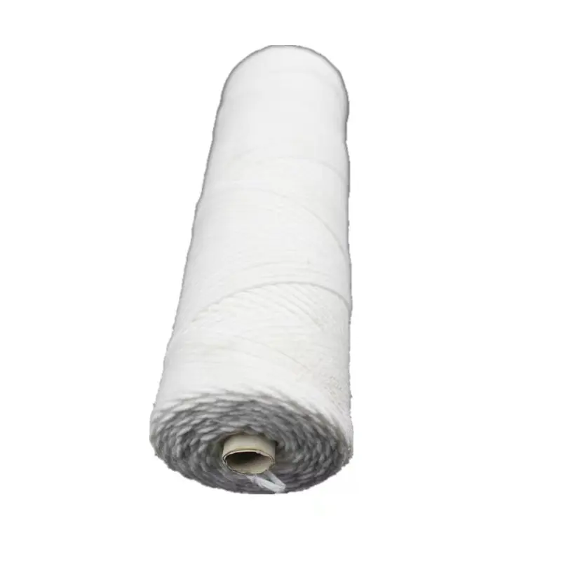 Bấc Nến Bện Bằng Cotton Tùy Chỉnh Lõi Bấc Dệt Màu Trắng Đèn Dầu Không Khói Tự Làm Nến Đồ Dùng Nhà Máy