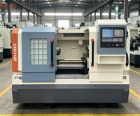 Tour horizontal de précision CK6140 de haute qualité, machine à tournage automatique robuste à banc plat, compatible FANUC/GSK/Mitsubishi, 220V monophasé