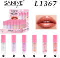 Huile à lèvres Saniye, format standard, hydratant pour tous types de peau, parfum rose, glycérine, ingrédient biologique - Product Image 1
