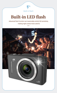 กล้องพกพา Yuniq 4K พร้อมการชาร์จเร็วแบบ Type C และแบตเตอรี่ใช้งานได้ยาวนาน 16X สำหรับการใช้งานในชีวิตประจำวัน กล้องดิจิตอล H16 50MP สำหรับนักเรียน - Product Image 6