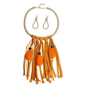 Collar de resina de Color a la moda de la mejor calidad, collar con colgante de cuentas sin cortar de resina, joyería de moda para niñas y mujeres - Product Image 3