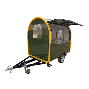 ACB Standard Food Truck <b>Small</b> Catering Trailer Mobile Round Food Trailer Street Food Mobile Kitchen Trailer - Product Image 1