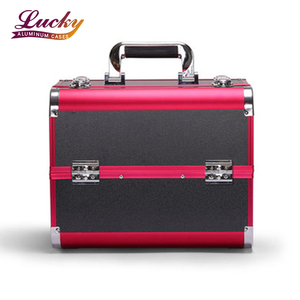 Professional Portable Makeup Storage Case Large Capacity Aluminum Beauty <strong>Vanity</strong> <strong>Box</strong> with Open Style Fashionable Closure Type - Product Image 1