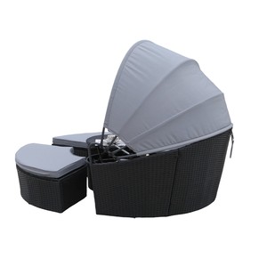 Chaise longue <span class=keywords><strong>de</strong></span> patio en osier, mobilier <span class=keywords><strong>de</strong></span> piscine, <span class=keywords><strong>lit</strong></span> <span class=keywords><strong>de</strong></span> soleil extérieur en <span class=keywords><strong>rotin</strong></span>, transat moderne pour jardin avec coussins, <span class=keywords><strong>lit</strong></span> <span class=keywords><strong>de</strong></span> <span class=keywords><strong>jour</strong></span> - Product Image 4