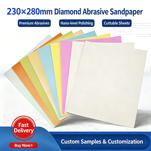 กระดาษทราย<span class=keywords><strong>เพชร</strong></span>แบบแผ่น 230x280 มม. กระดาษเจียรเพชรสำหรับวัสดุที่มีความแข็งสูง ใช้สำหรับเจียร ขัด และขัดเงา - Product Image 2