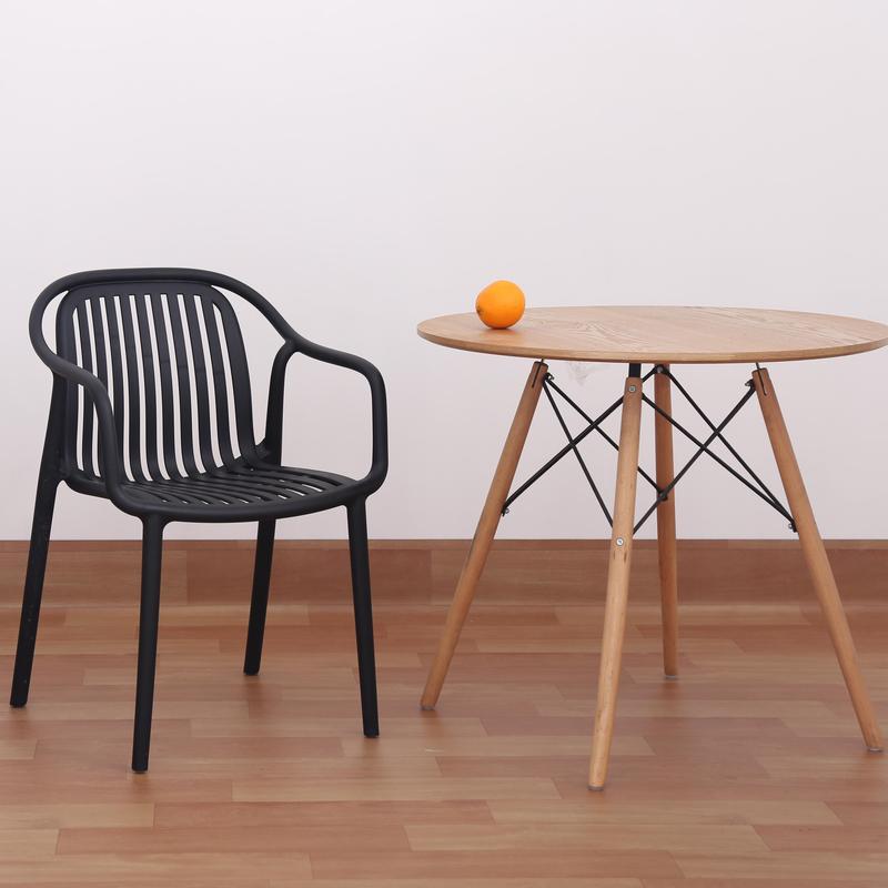 High Back Stackable Bistro Restaurant Armchair