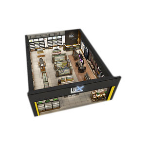 Soporte de exhibición de cosméticos personalizado, gabinete de exhibición de Perfume para Boutiques, diseño LUX a medida, tienda de cosméticos - Product Image 6