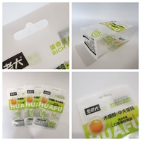 Sachet scellé à huit côtés pour gaufres aux myrtilles, saveur myrtille