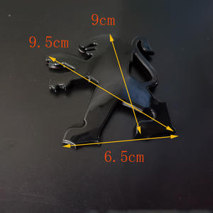 Adesivo per auto con Logo creativo Peugeot 3D distintivo posteriore personalizzato accessorio per decorazione nuova condizione - Product Image 5