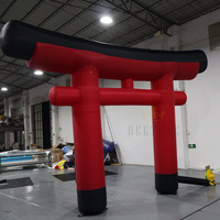 Porte Torii gonflable publicitaire pour événement sportif
