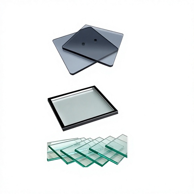 Solid Tempered Glass with Double-Sided Anti-Reflective Coating High-Transmittance Optical Glass