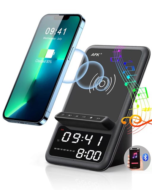 New Trendy Wireless Charging Furniture Smart  bluetooth Speaker Customized Logo Factory Supply