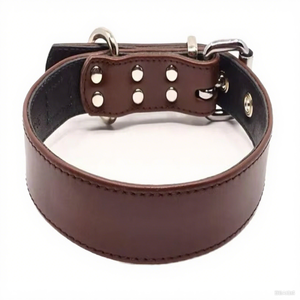 Kalung Anjing Kulit PU 2026, Empuk, Dapat Disesuaikan, Anti Air, Lembut, Elegan, Sederhana untuk Anjing Kecil, Sedang, dan Besar - Product Image 1