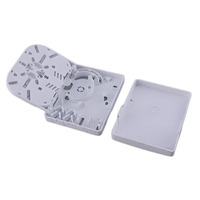 Boîtier de terminaison fibre optique simple SC 2 ports, tube en plastique blanc, pour centre de données, système de communication optique FO-FTB-02B