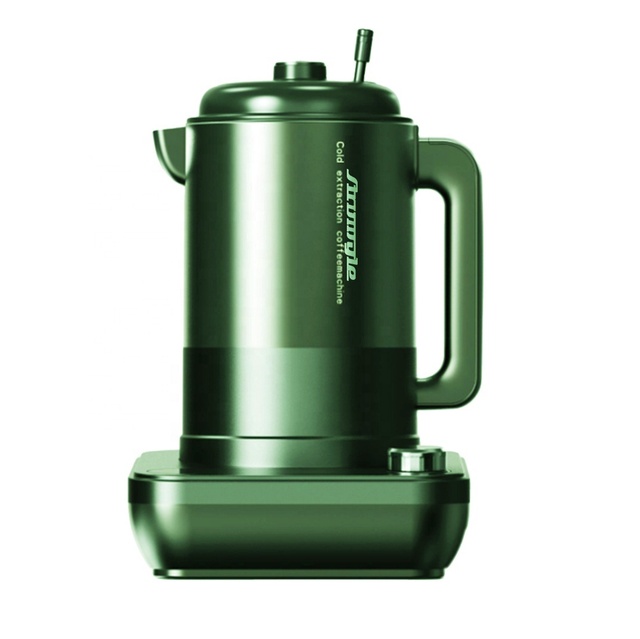 Portable Electric Stainless Steel Cold Brew Coffee Maker 2000ml Capacity App-Controlled Brewing System for Car Use Ice Coffee