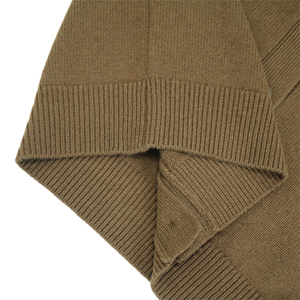 Bán Buôn Tùy Chỉnh Thoải Mái Mùa Đông Dài Tay Áo V Cổ Đơn Giản Unisex Nút up Đồng Bằng Merino Len Của Phụ Nữ Dệt Kim Áo Thun Áo Len - Product Image 5