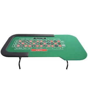 Installation portable et facile Baccarat Texas Club <span class=keywords><strong>Table</strong></span> de poker à <span class=keywords><strong>roulette</strong></span> manuelle personnalisée - Product Image 1
