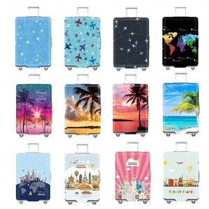 Ready to Ship Spandex Luggage Cover <b>Suitcase</b> Protector Scratch-Resistant Water Resistant Eco-Friendly 18-32 Inch - Product Image 3