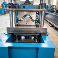 Machine de formage de tôles de couverture compacte entièrement automatique à grande vitesse, certifiée CE, avec découpe hydraulique et contrôle par écran tactile PLC