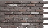 Panneau mural en faux briques gris industriel moderne, mousse PU haute densité, plaque de briques en ciment NEU