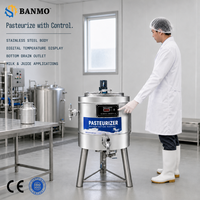Pasteurisasi Susu Berkinerja Tinggi BANMO 0-100 ° Pengontrol Suhu yang Dapat Disesuaikan untuk Pengolahan Susu, Yogurt, Jus, dan Minuman