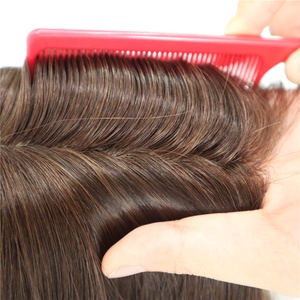 High Quality Integration Fish Net <strong>Hair</strong> Pieces <strong>Woman</strong> Toupee Silk Top <strong>Topper</strong> Chinese Cuticle Remy Human <strong>Hair</strong> - Product Image 4