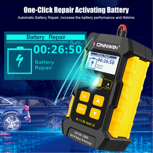 Phổ hộ gia đình 12V 5A chuyên nghiệp ô tô pin <span class=keywords><strong>Tester</strong></span> và sạc konnwei kw510 Lithium Battery Charger với sửa chữa - Product Image 4