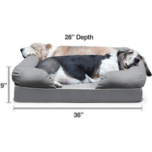 Wasserdichtes Sofa Hund quadratische Form Betten Haustier flauschiges Haus - Product Image 1