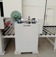 Ligne de laminage de rouleaux de bois MDF/contreplaqué TUTZ1350E-PUR avec machine de collage automatique de papier/PVC/PET/film protecteur