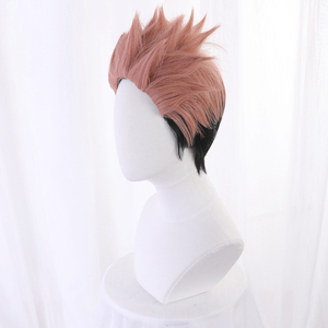 วิกผมคอสเพลย์ริโยเมน ซุคุนะ สีชมพูควันผสมดำ ทำจากใยสังเคราะห์ จากอนิเมะจูจุตสึไคเซ็น สำหรับเด็กผู้ชาย - Product Image 4