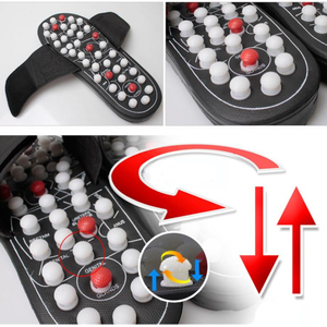 Sandal Pijat Akupresur GYT Bahan EVA+Jade Stimulasi Titik Akupuntur Refleksologi untuk Meredakan Ketegangan Kaki dan Meningkatkan Sirkulasi - Product Image 4