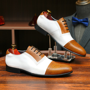 Nouveaux mocassins à semelle épaisse pour hommes, en cuir véritable, confortables et respirants, chaussures en cuir une pièce décontractées, chaussures tendance pour hommes - Product Image 6