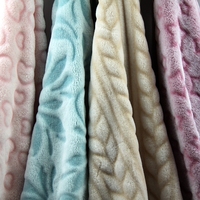 Meilleures ventes Vêtements Vêtements, Couverture pour bébé à carreaux imprimés Tissu polaire en flanelle de polyester à tricoter brossé double face/