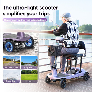 Горячая распродажа: Легкий карбоновый скутер для мобильности, 12,5 кг, портативный, для путешествий, с бесщеточным двигателем, большой запас хода, для рынков США и ЕС - Product Image 5