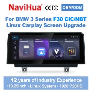 NaviHua New Arrival Car Radio GPS Linux <b>System</b> Wireless iPhone Carplay <b>Auto</b> Stereo DVD Player for BMW 3 Series F30 CIC NBT - Product Image 1