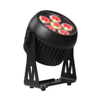 Foco LED Par Inalámbrico con Batería, Resistente al Agua, 6*20W, 6 en 1, RGBWA+UV, DMX, IP65