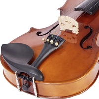 Ensemble de violon en gros de haute qualité avec accordeur numérique Épaulière Cordes de rechange Archet en bois du Brésil