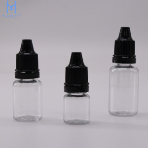 Rõ ràng Đen Pet nhựa bóp <span class=keywords><strong>dropper</strong></span> chai 5ml-20ml năng lực vít cap Màn hình in ấn sử dụng cho Thuốc nhỏ mắt thuốc Logo - Product Image 2