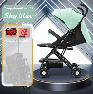 Il passeggino portatile dal Design moderno può sedersi o sdraiarsi in uno stile promozionale molto conveniente senza barra di spinta - Product Image 3