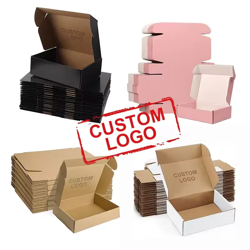 Eco Recycle Custom Color Printed Corrugated Design Hijab Packaging Mailer Boxes