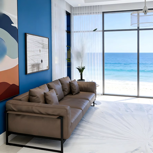 Alfombra Tejida Wilton para Decoración del Hogar, Diseño Abstracto, Poliéster y Yute, Alfombra Personalizada - Product Image 1