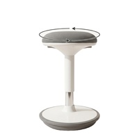 Chaise de bureau ergonomique à bascule pour table debout, avec barre d'équilibre antidérapante, insonorisée, pour bureau assis-debout