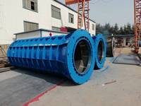 Coffrage en acier réutilisable pour tuyaux en béton préfabriqués, moule pour tuyau de drainage en béton rond